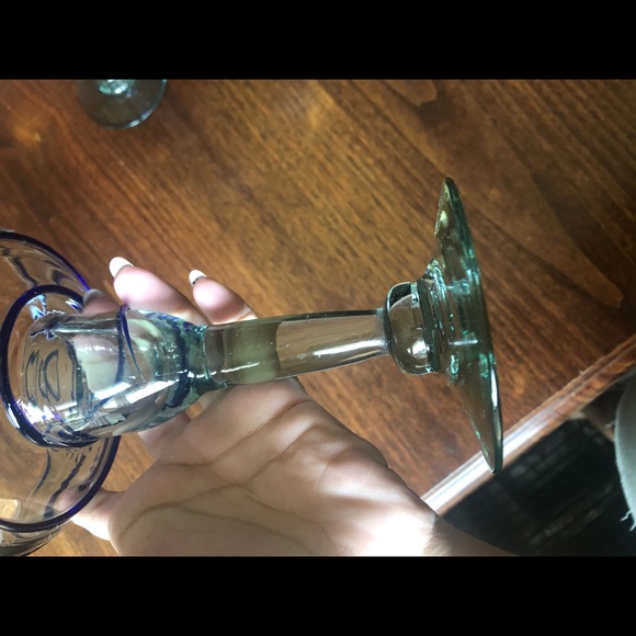 Set of glass Margarita cups - Picture 4 of 5